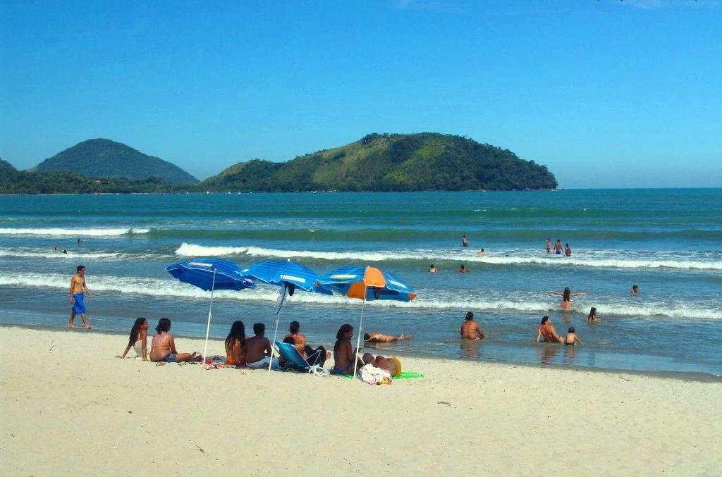 Aptos Familia Com Ar Condicionado Ubatuba Praia Pereque Acu מראה חיצוני תמונה